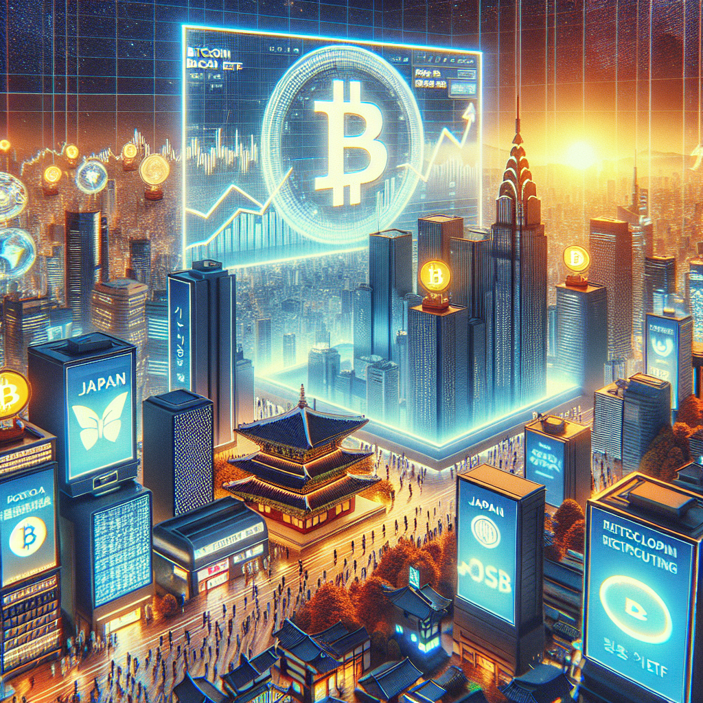 Symbolische Darstellung der südkoreanischen Finanzbehörde, die den Bitcoin-ETF-Gesetzgebungsprozess Japans untersucht