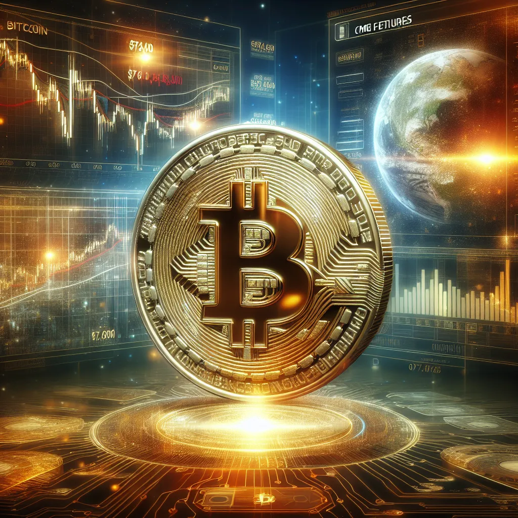 Bild zum Artikel: Bitcoin Erreicht Ein weiteres CME Futures Gap bei einem Preis von $76,700 - Ein Blick auf den Markt und die Bedeutung von CME Futures Lücken In den letzten Tagen hat Bitcoin (BTC) eine...