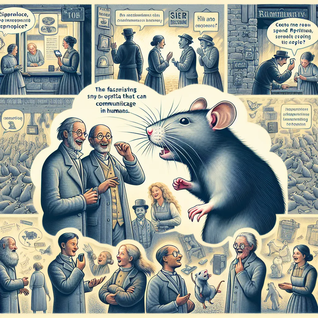 Die faszinierende Geschichte von Pythia: Ein Ratte, die mit Menschen kommunizieren kann