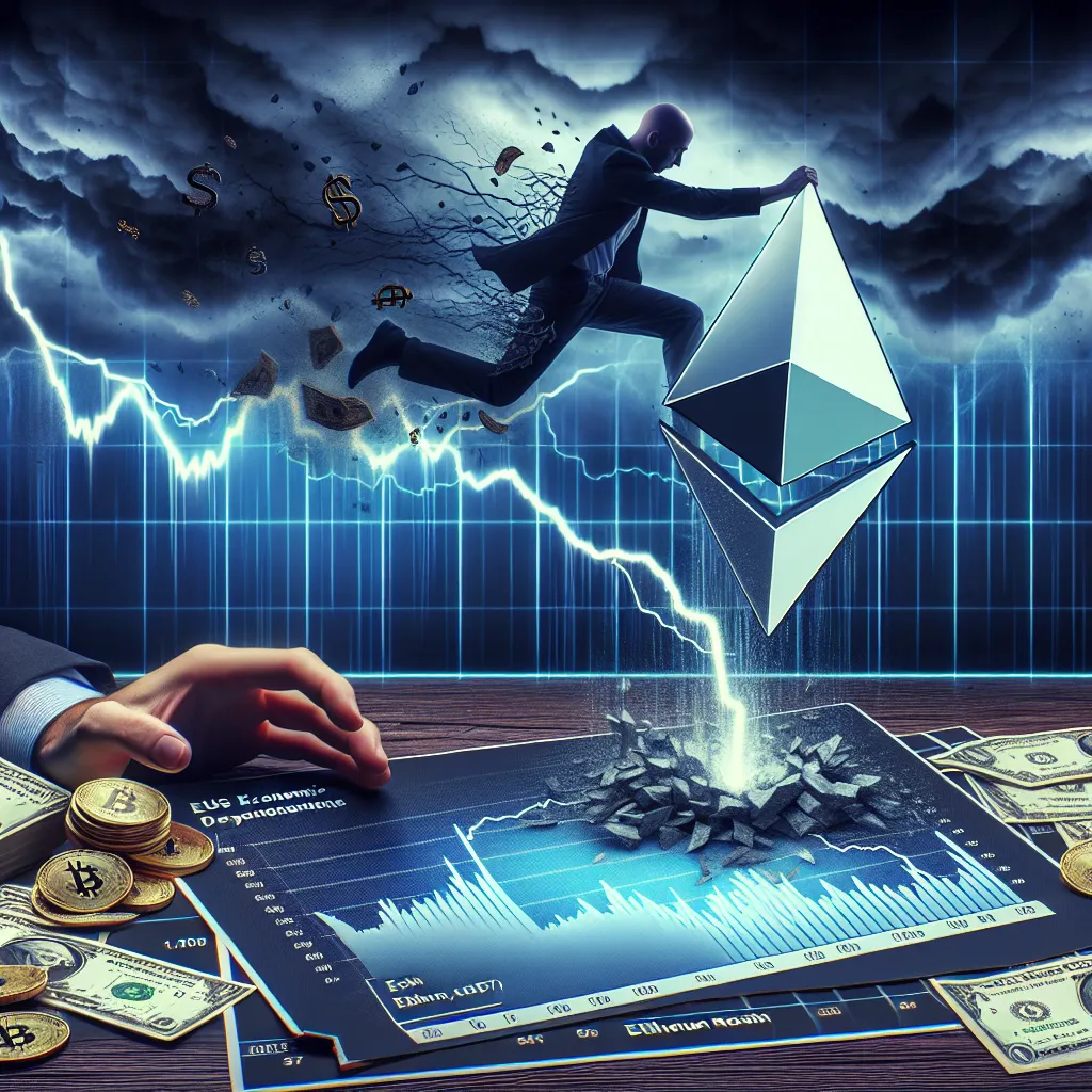 Kryptomarkt unter Druck: Ethereum verliert stark, während Sorgen über US-Rezession zunehmen