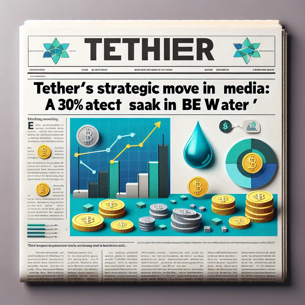Tether’s Strategic Move into Media: A 30% Stake in Be Water