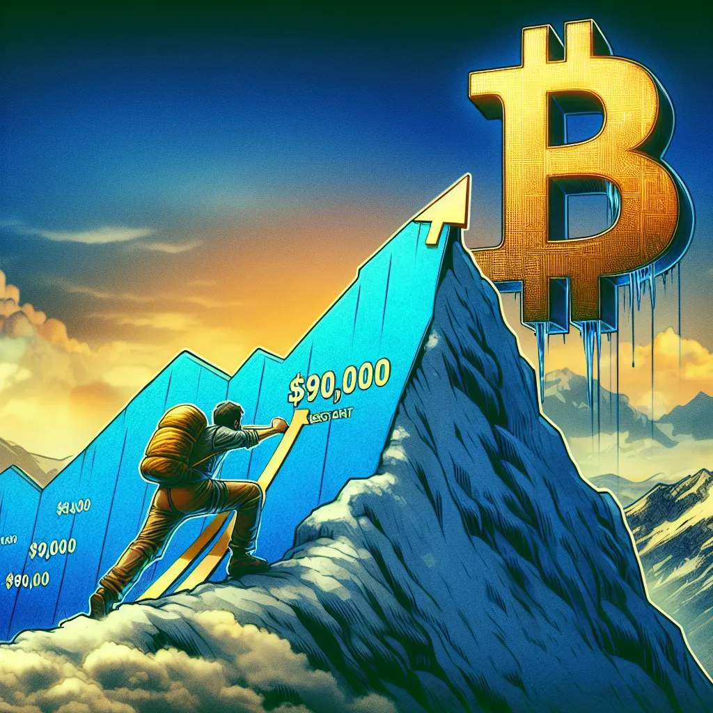 Bild zum Artikel: Warum Bitcoin die Widerstandsmarke von $90.000 nicht überwinden kann - Alles über Von in Die Preisbewegungen von Bitcoin haben in den letzten Wochen die Aufmerksamkeit vieler Marktbeobachter auf sich gezogen....